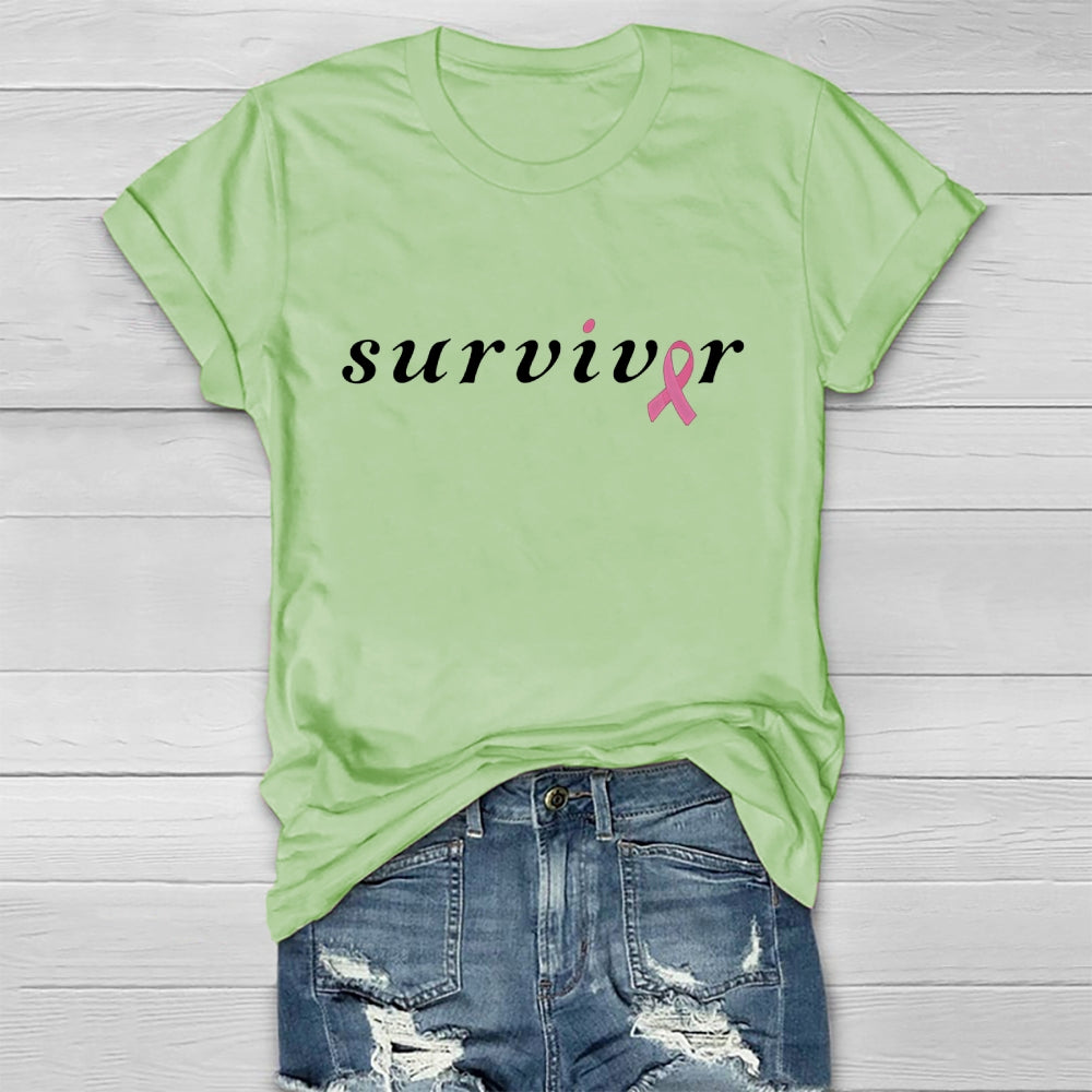 Survivor Breast Awareness Healthwear T-shirt