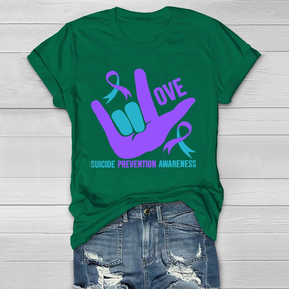 Love Suicide Prevention Awareness Healthwear T-shirt