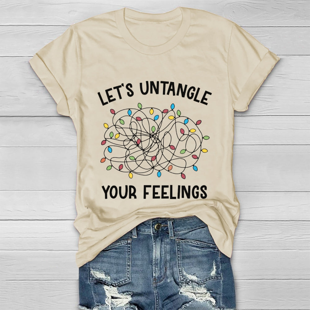 Let's Untangle Your Feelings Healthwear T-shirt
