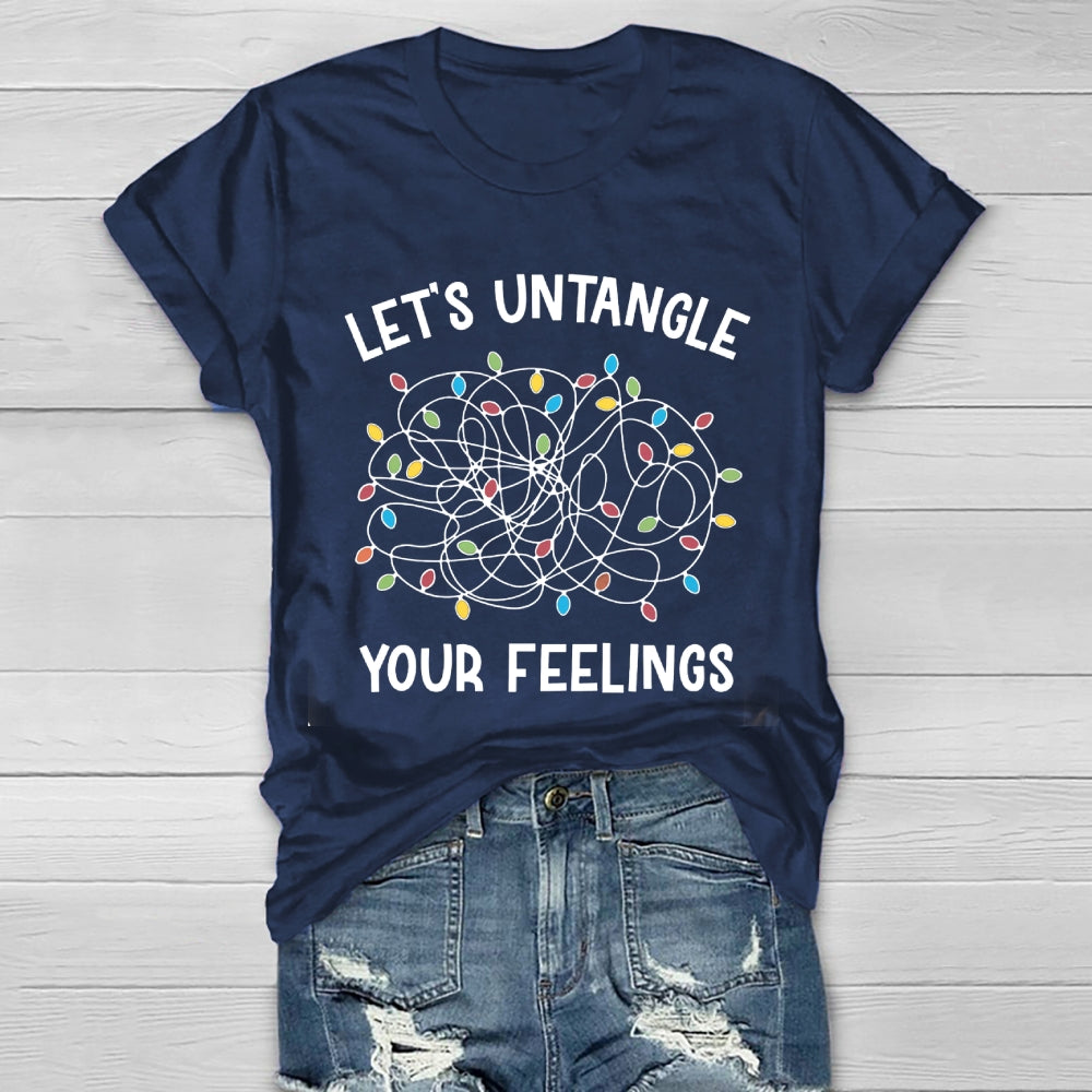 Let's Untangle Your Feelings Healthwear T-shirt