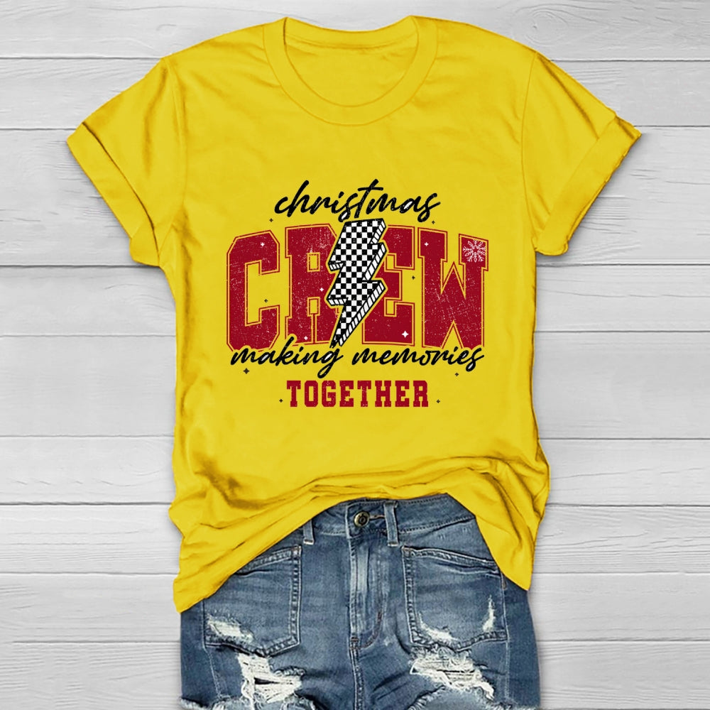 Christmas Crew Making Memories Together Healthwear T-shirt