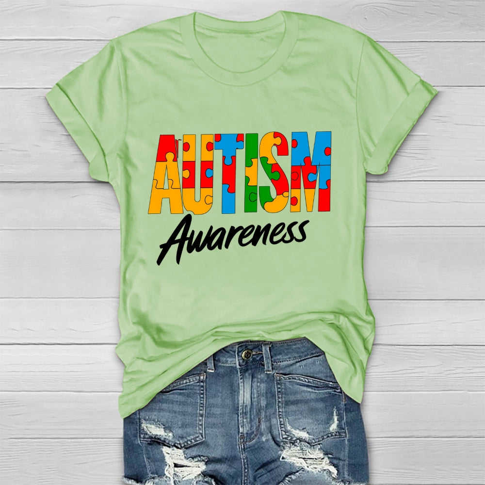 Autism Awareness Puzzle Healthwear T-shirt