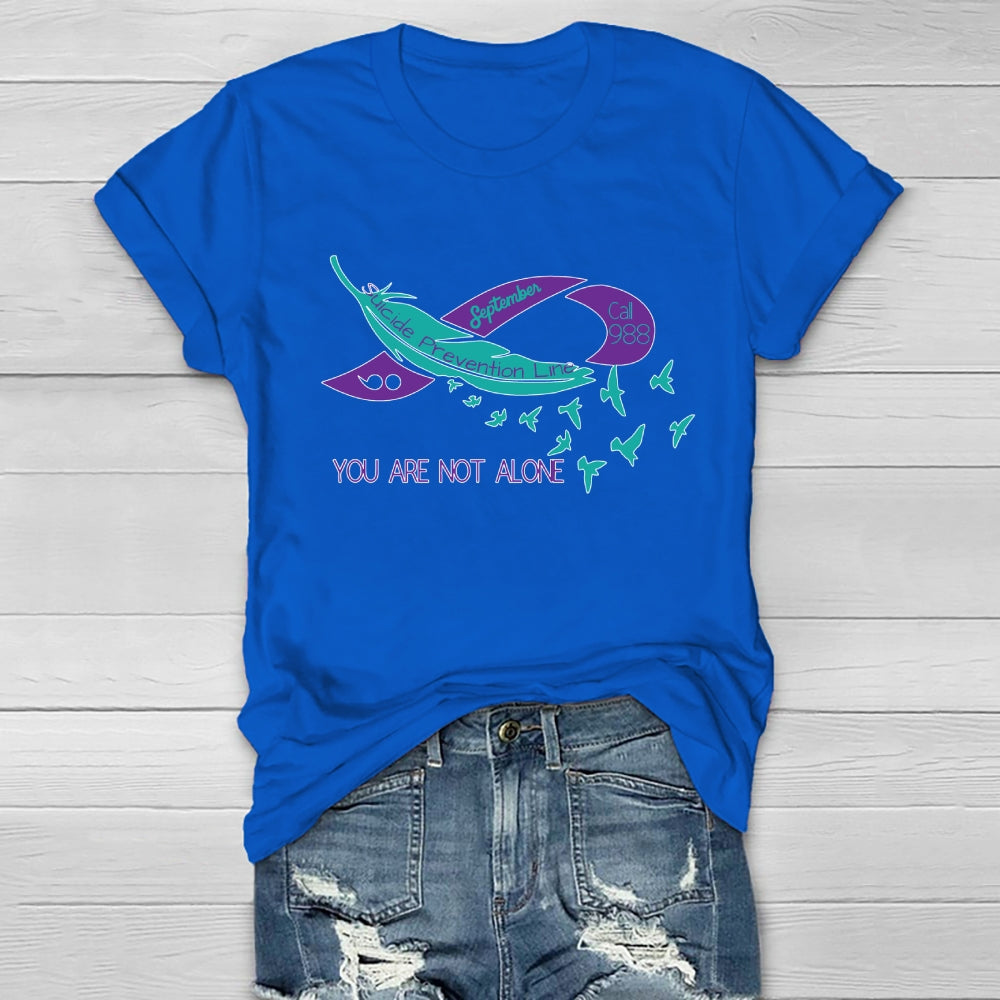We Are Not Alone Healthwear T-shirt