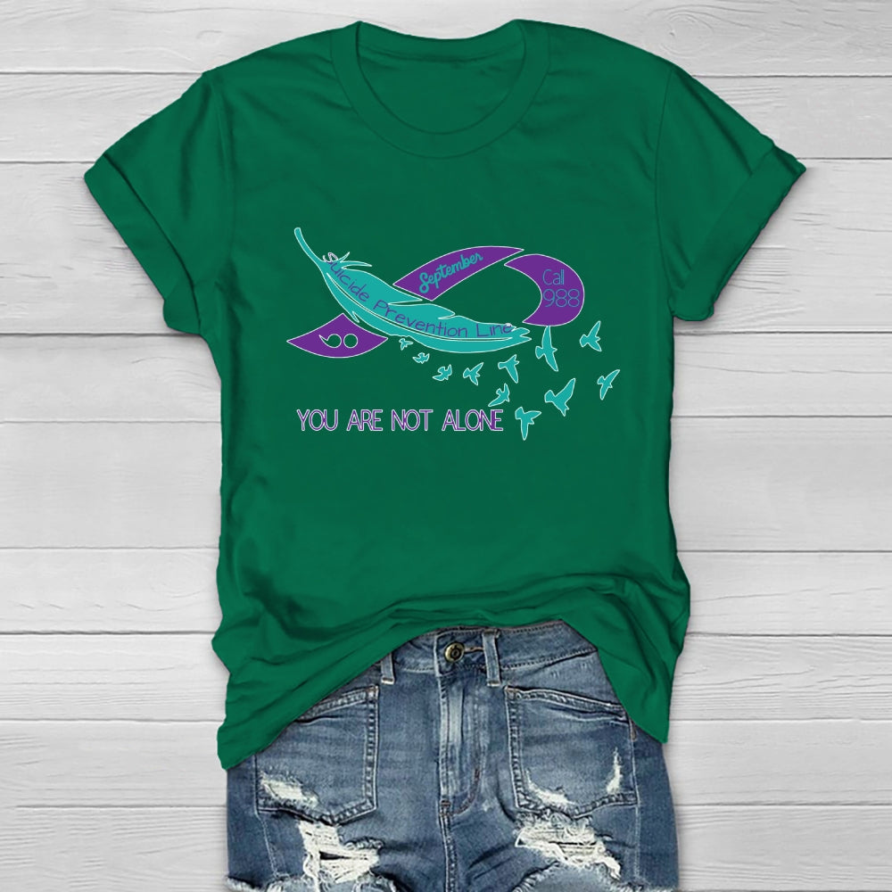 We Are Not Alone Healthwear T-shirt