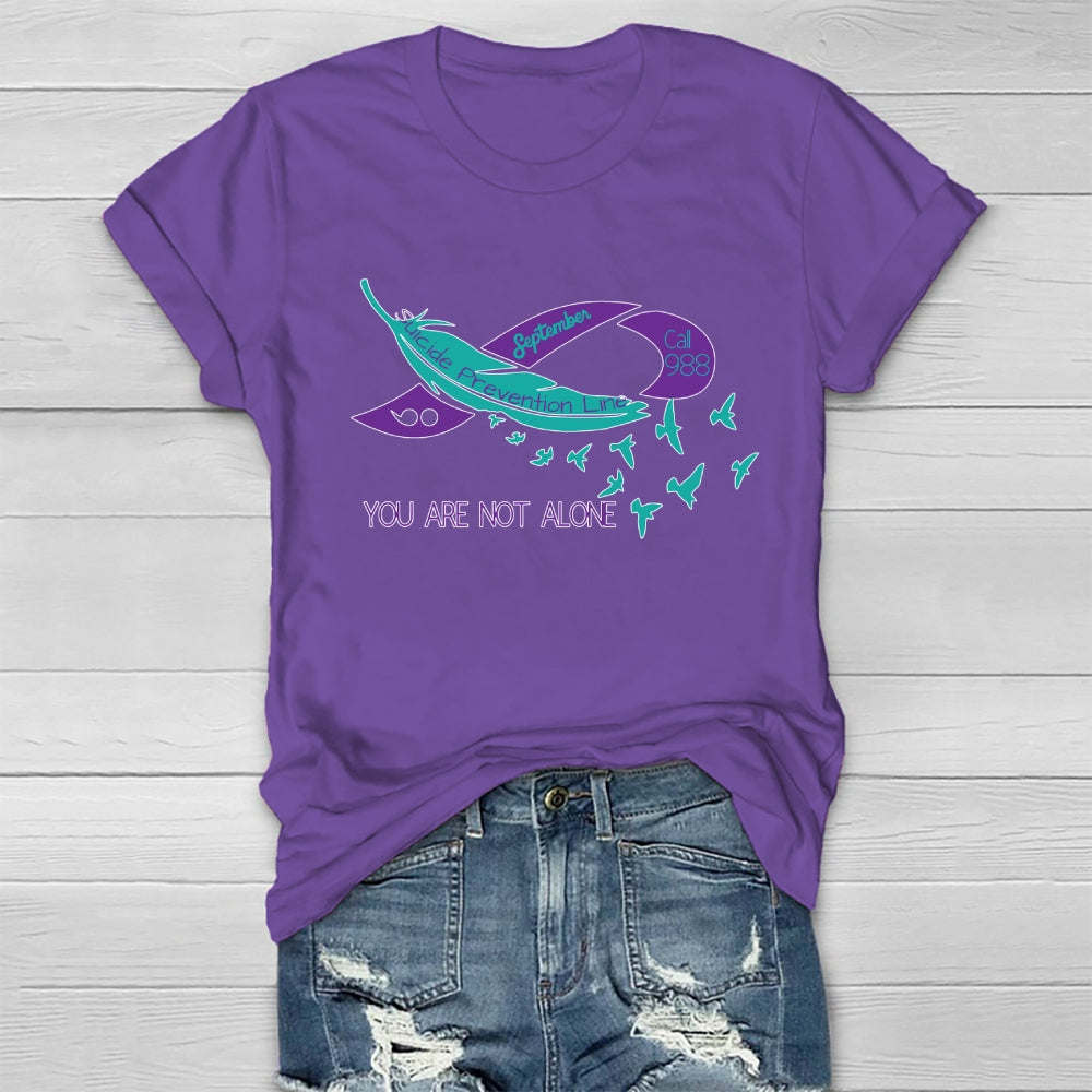 We Are Not Alone Healthwear T-shirt