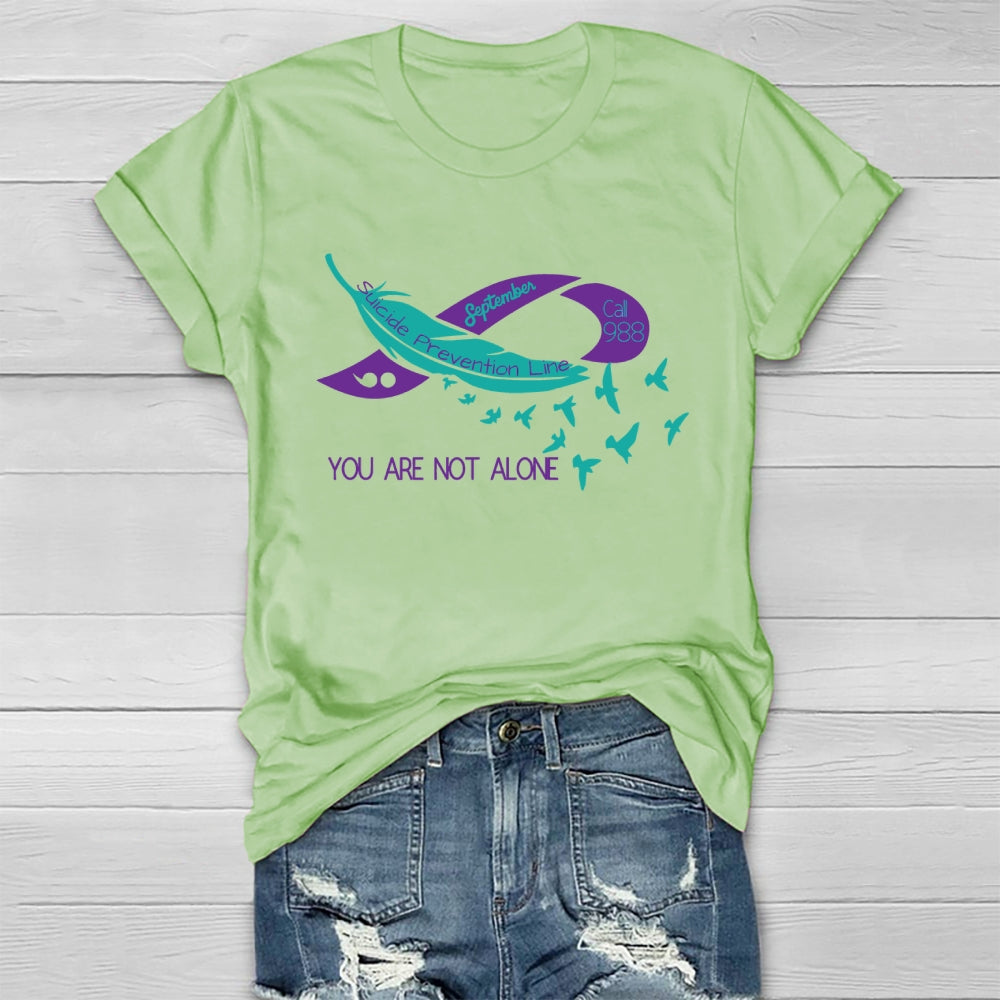 We Are Not Alone Healthwear T-shirt