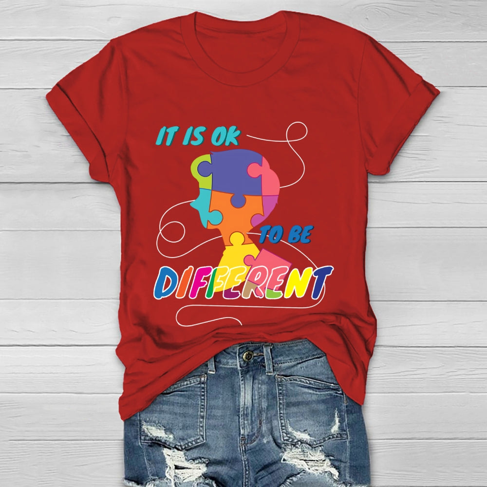 It's Okay To Be Different Healthwear T-shirt