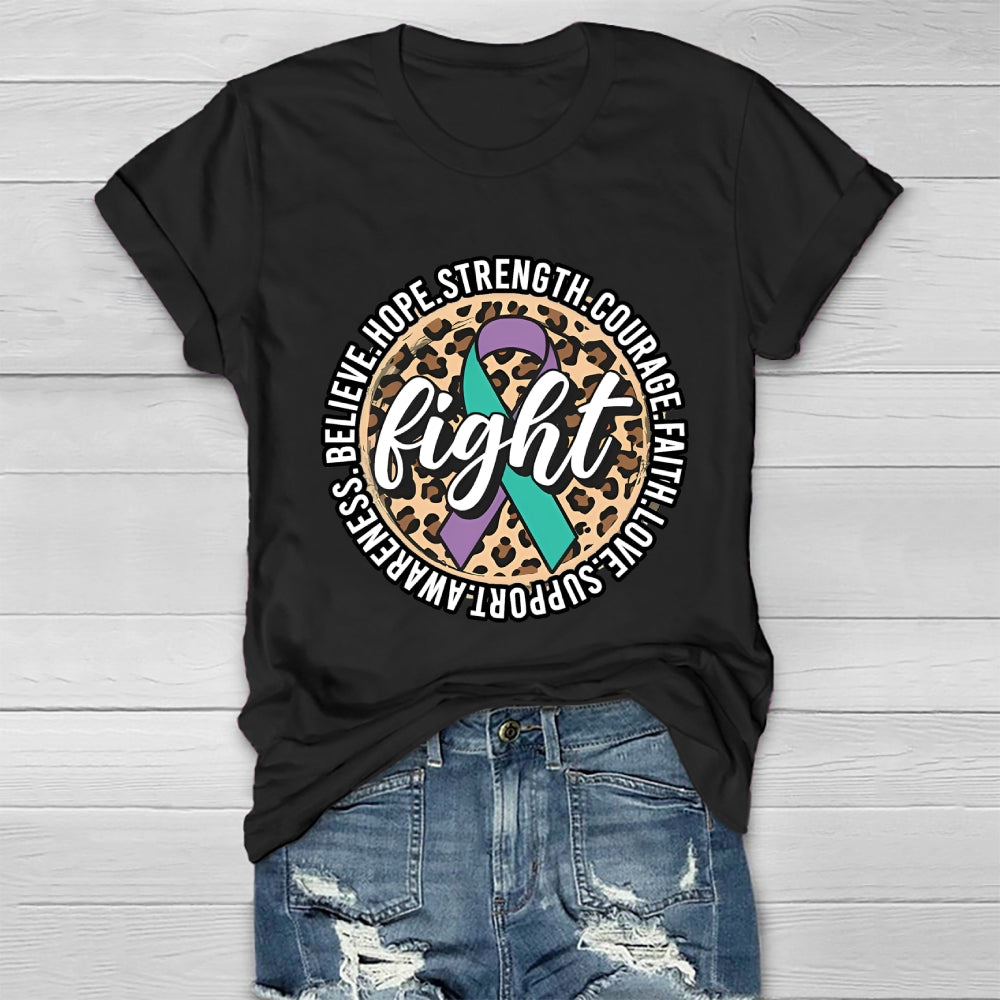 Fight Believe Hope Healthwear T-shirt