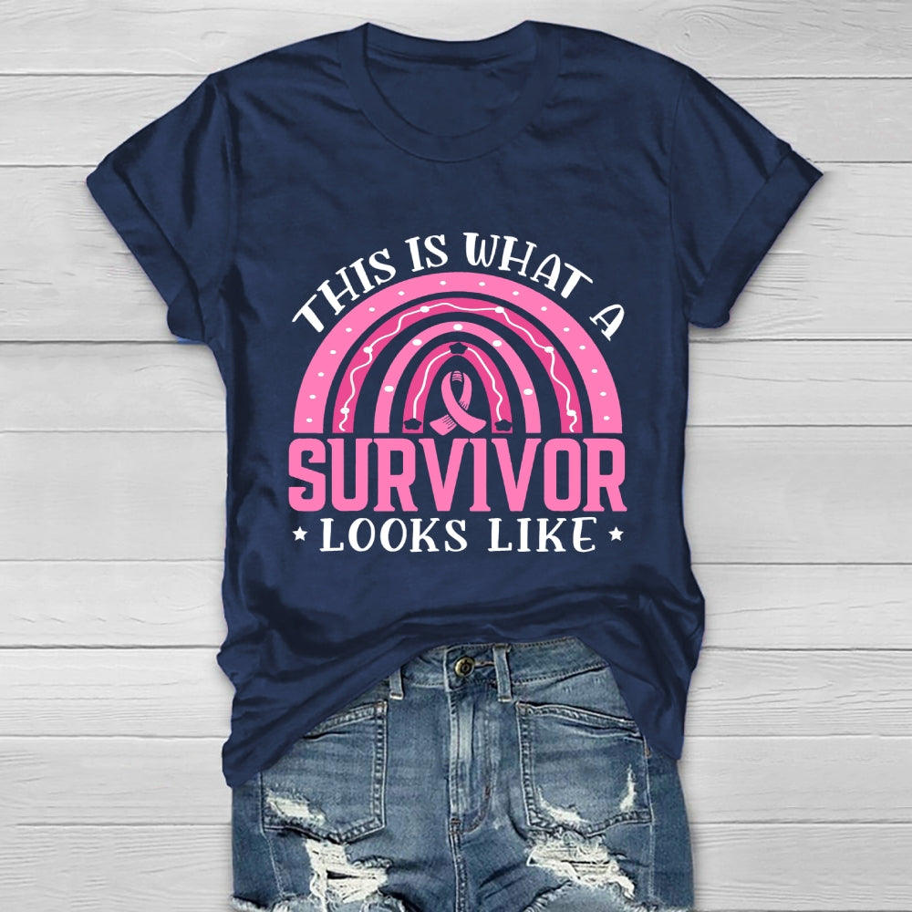 This Is What A Survivor Looks Like Healthwear T-shirt