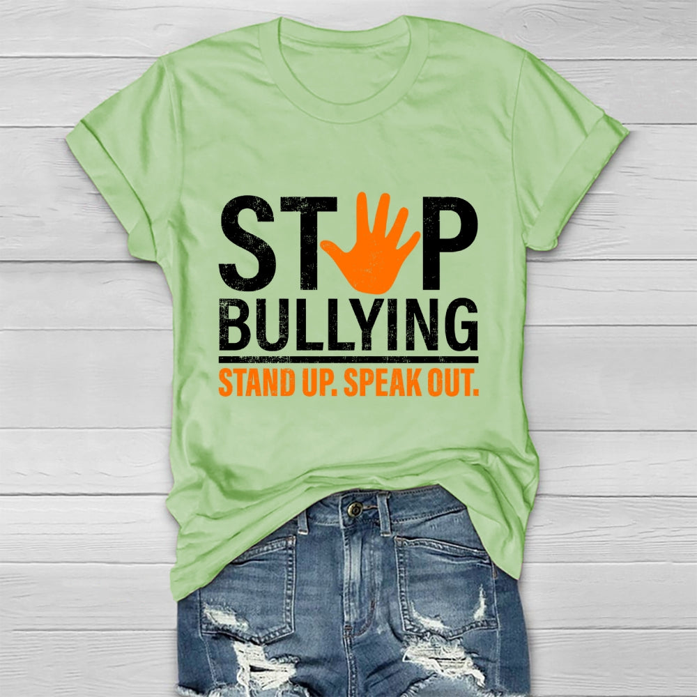 Stop Bullying Stand Up Speak Out Healthwear T-shirt