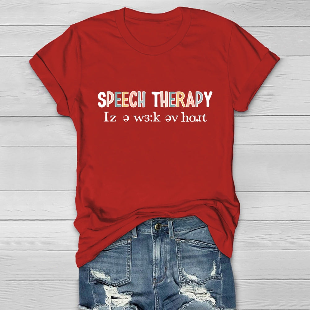 Speech Therapy Healthwear T-shirt