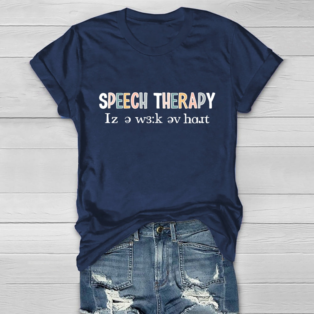 Speech Therapy Healthwear T-shirt