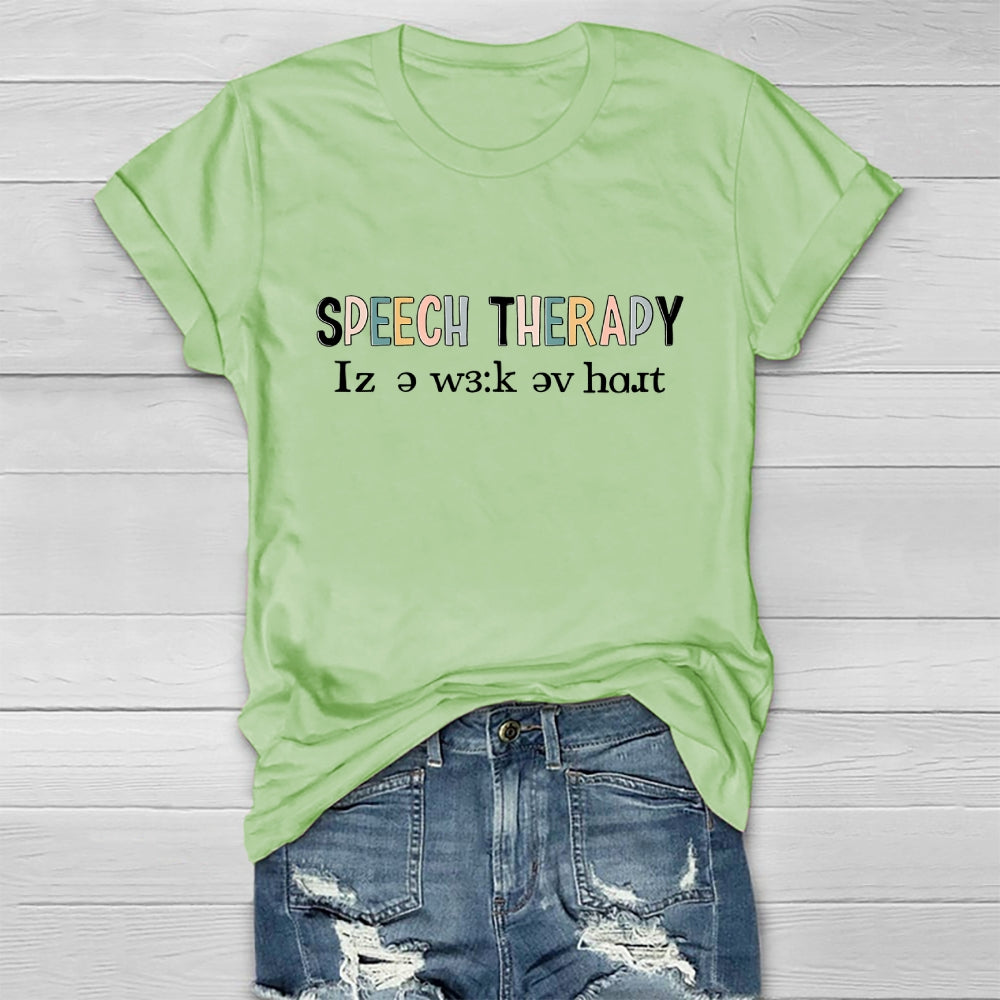 Speech Therapy Healthwear T-shirt