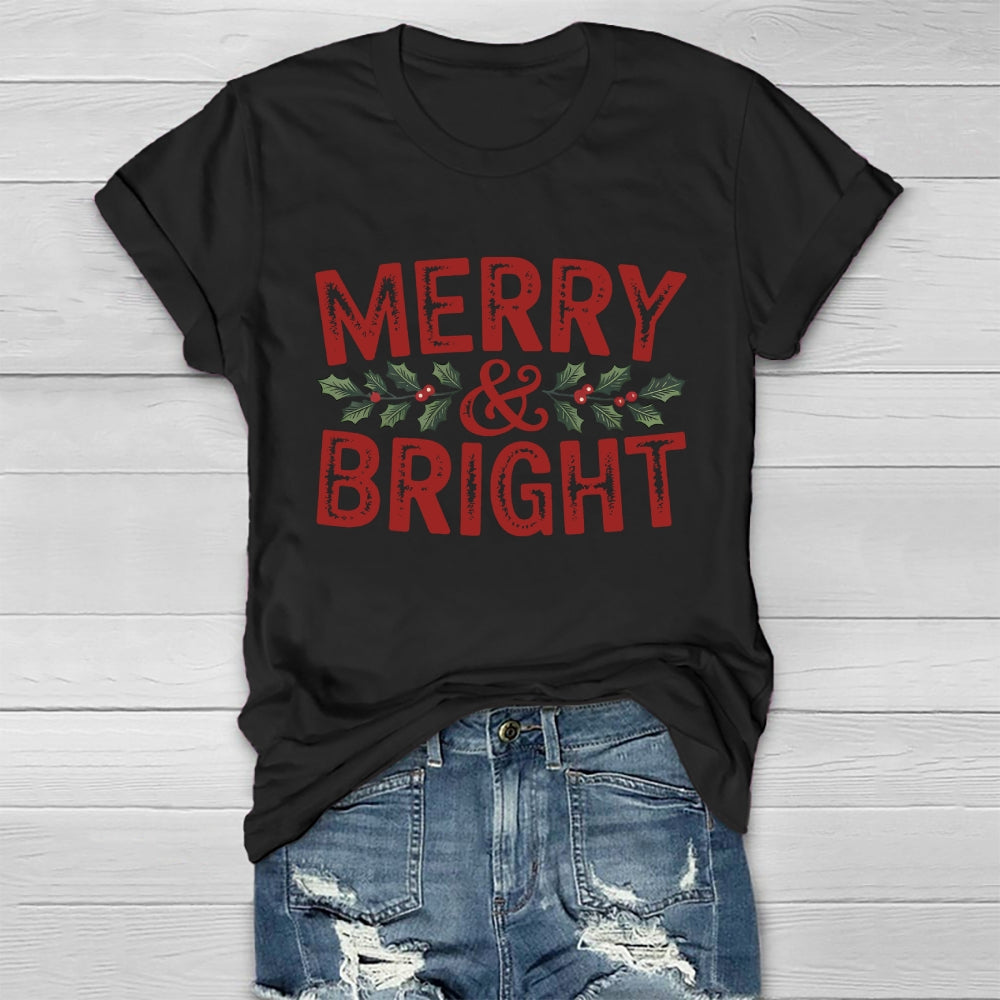 Merry And Bright Healthwear T-shirt