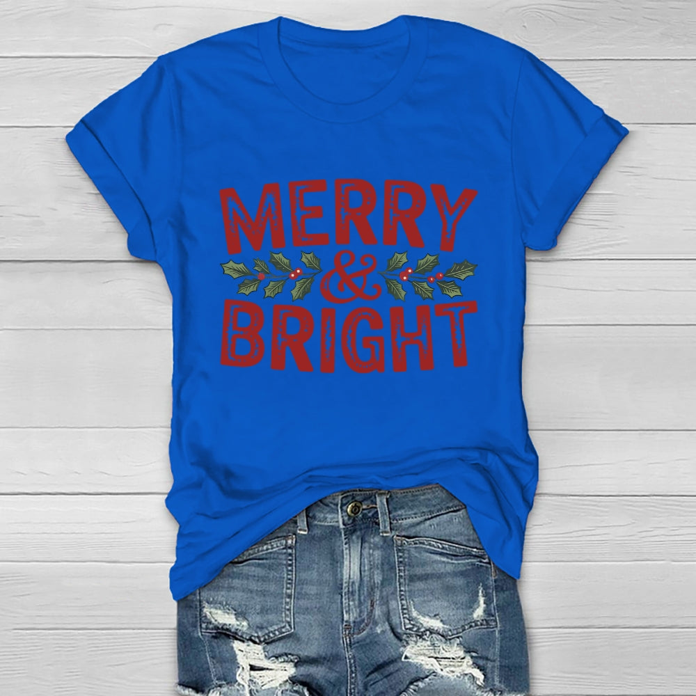 Merry And Bright Healthwear T-shirt