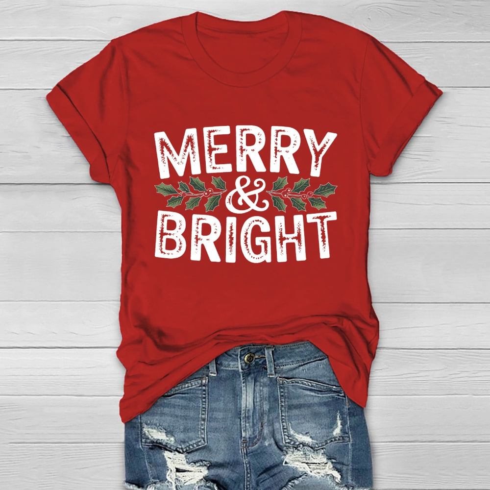 Merry And Bright Healthwear T-shirt