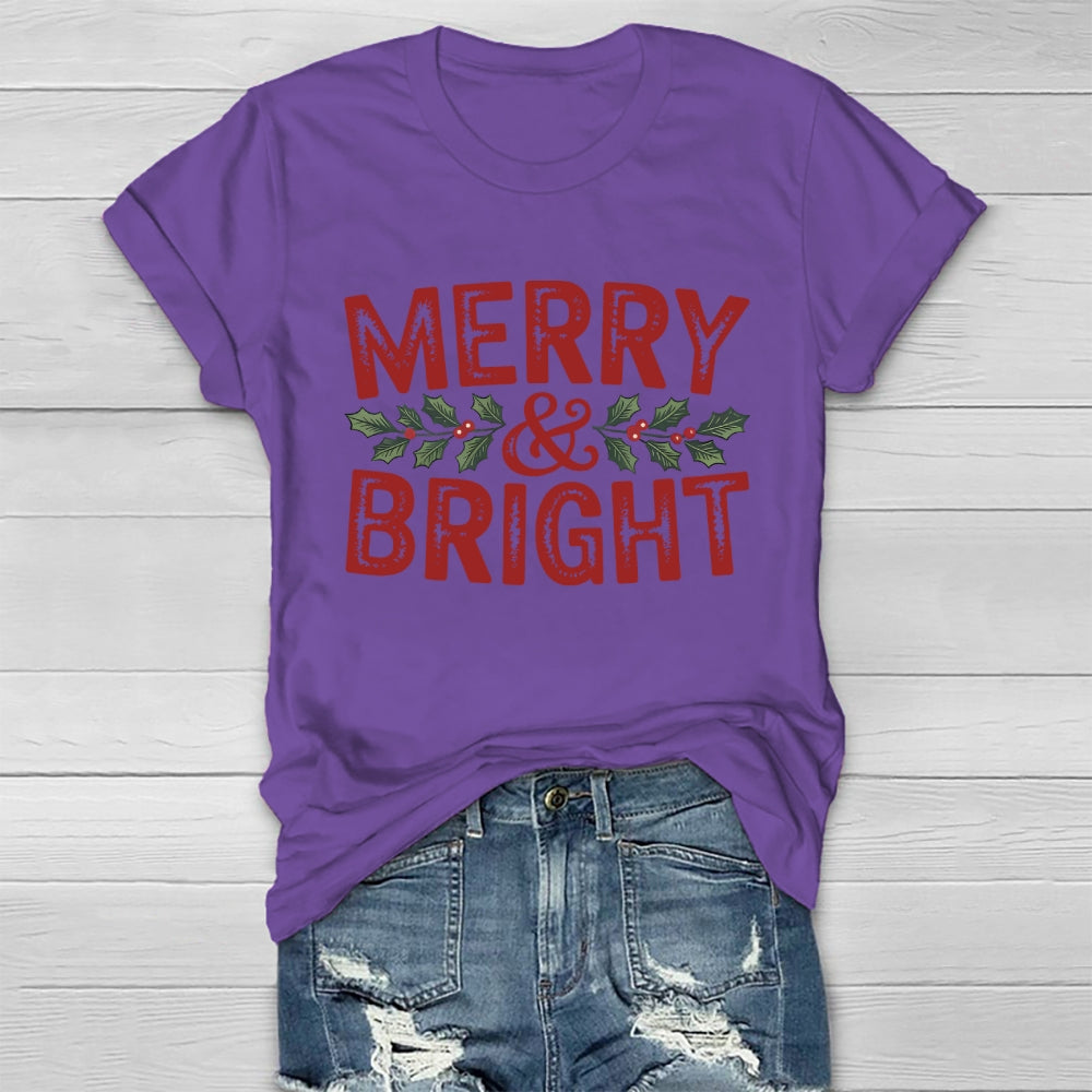 Merry And Bright Healthwear T-shirt