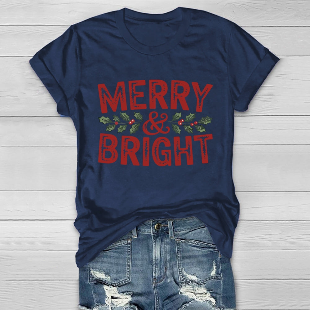 Merry And Bright Healthwear T-shirt