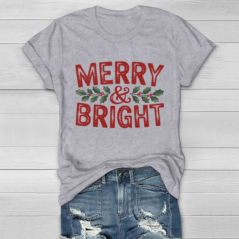 Merry And Bright Healthwear T-shirt