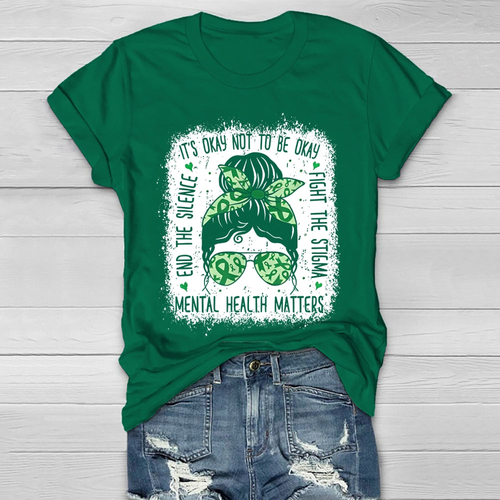 It's Ok Not To Be Ok Shirt Mental Health Healthwear T-shirt
