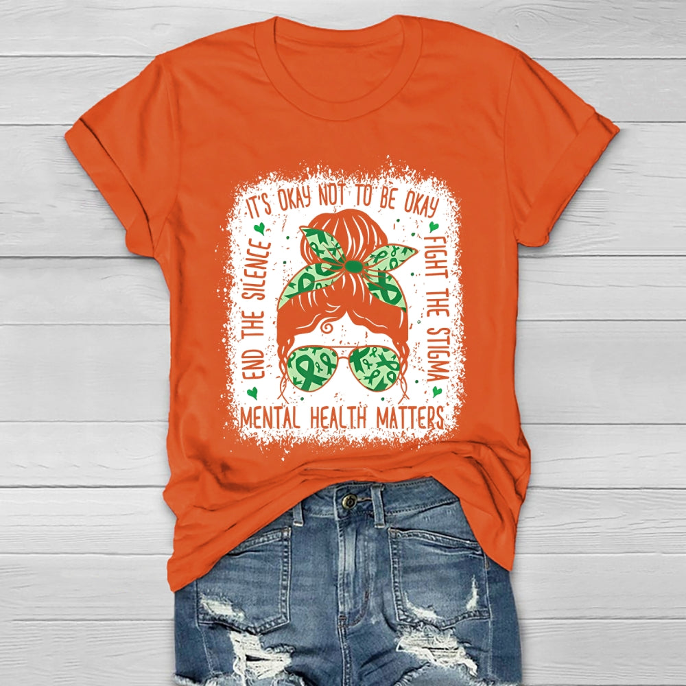 It's Ok Not To Be Ok Shirt Mental Health Healthwear T-shirt