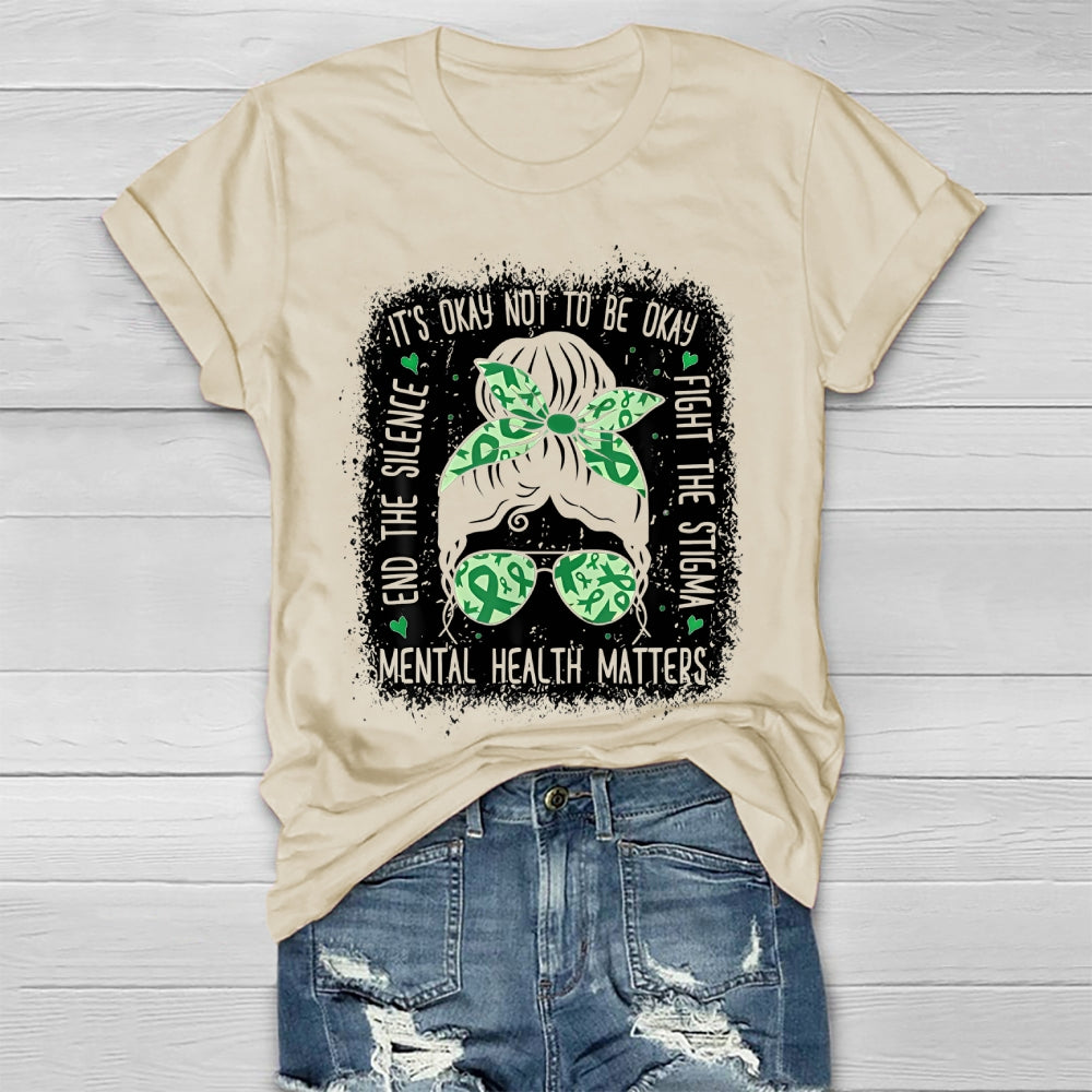 It's Ok Not To Be Ok Shirt Mental Health Healthwear T-shirt