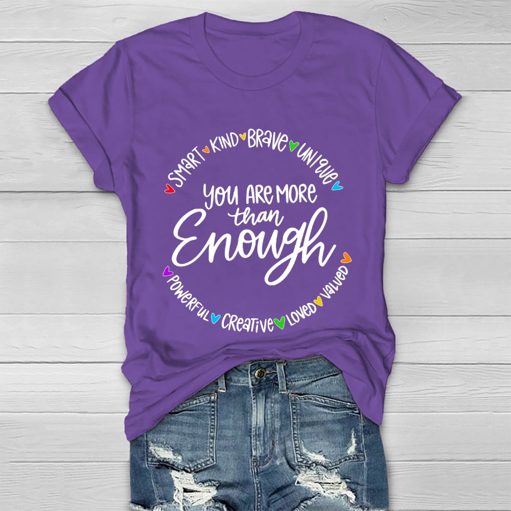 You Are More Than Enough Healthwear T-shirt