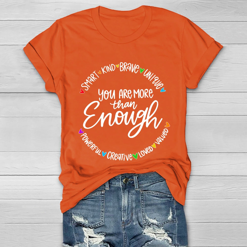 You Are More Than Enough Healthwear T-shirt