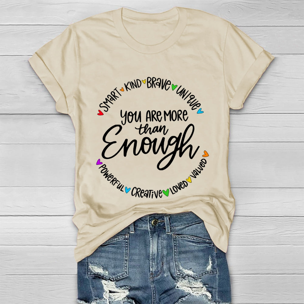 You Are More Than Enough Healthwear T-shirt