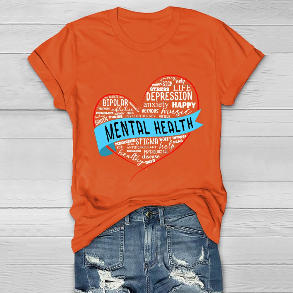 Mental Health Love Letters Healthwear T-shirt