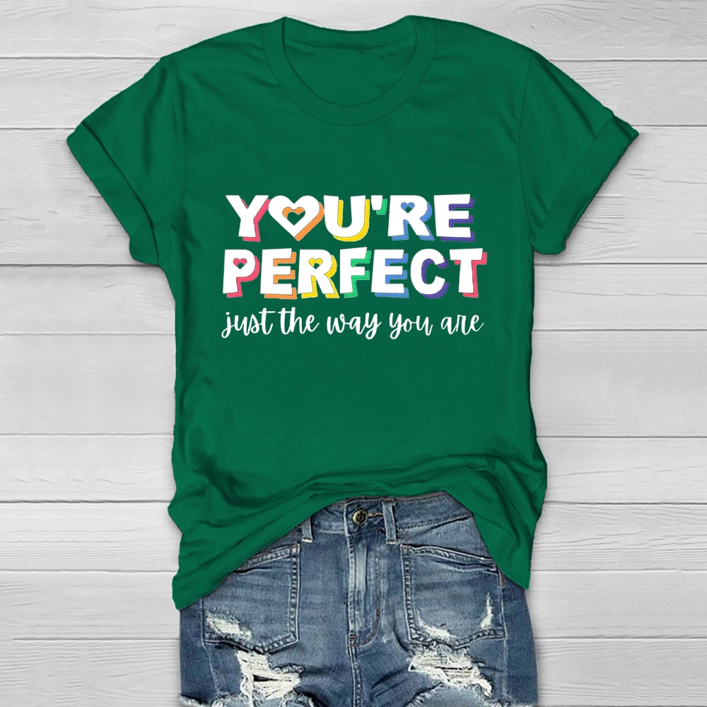 You Are Perfect Just The Way You Are Healthwear T-shirt