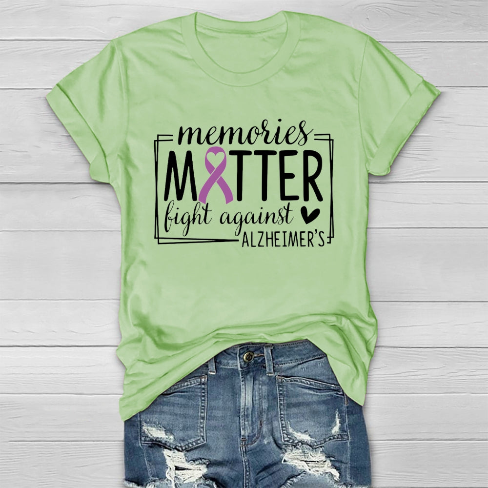 Alzheimers Awareness Memory Matter Fight Against Healthwear T-shirt