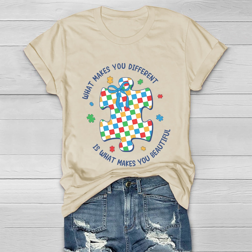 What Makes You Different Is What Makes You Beautiful Healthwear T-shirt