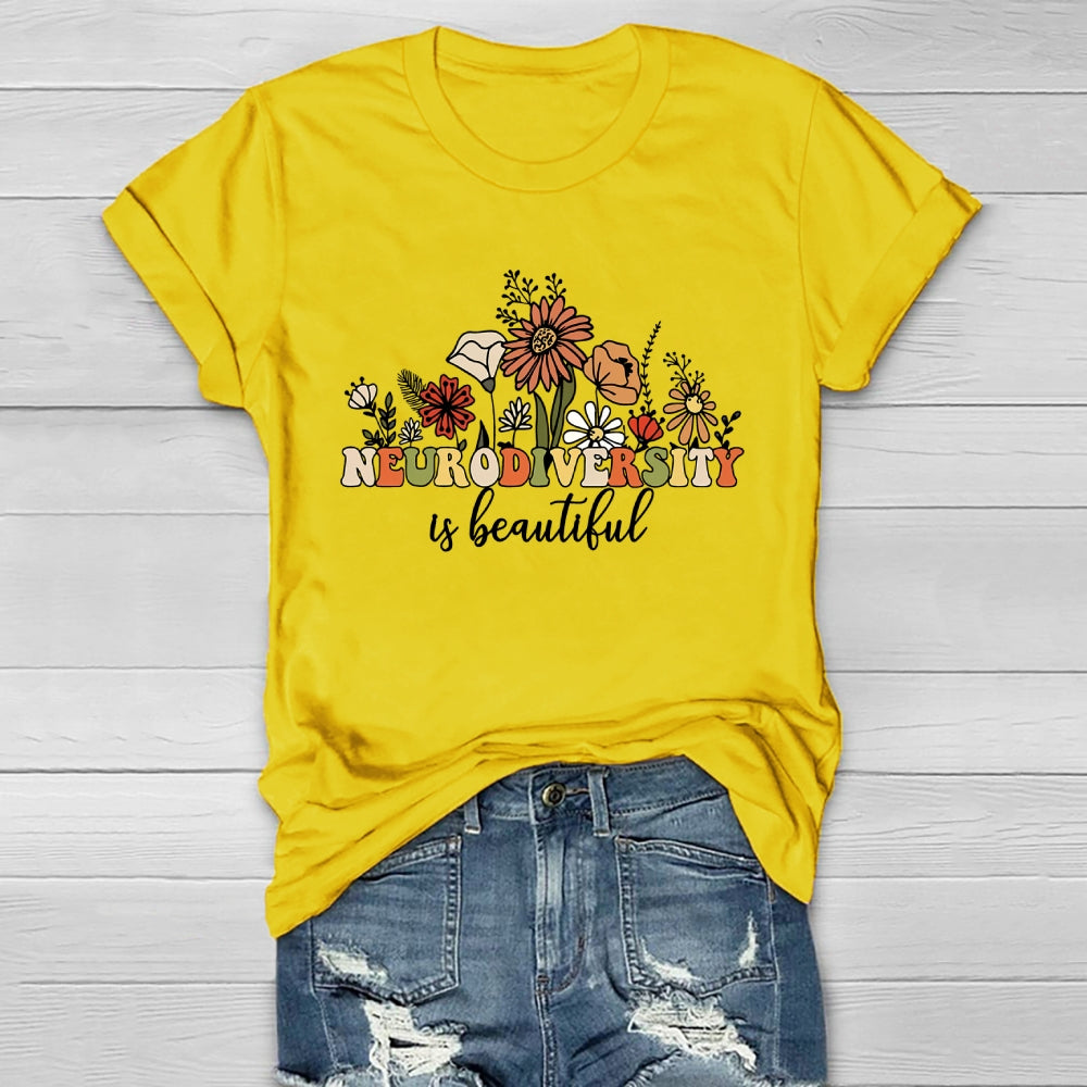 Neurodiversity Is Beautiful Healthwear T-shirt