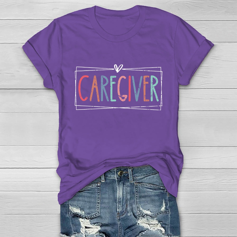 Caregiver Letters Healthwear T-shirt
