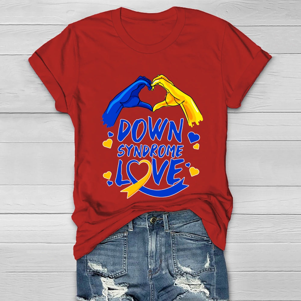 Down Syndrome Love Healthwear T-shirt