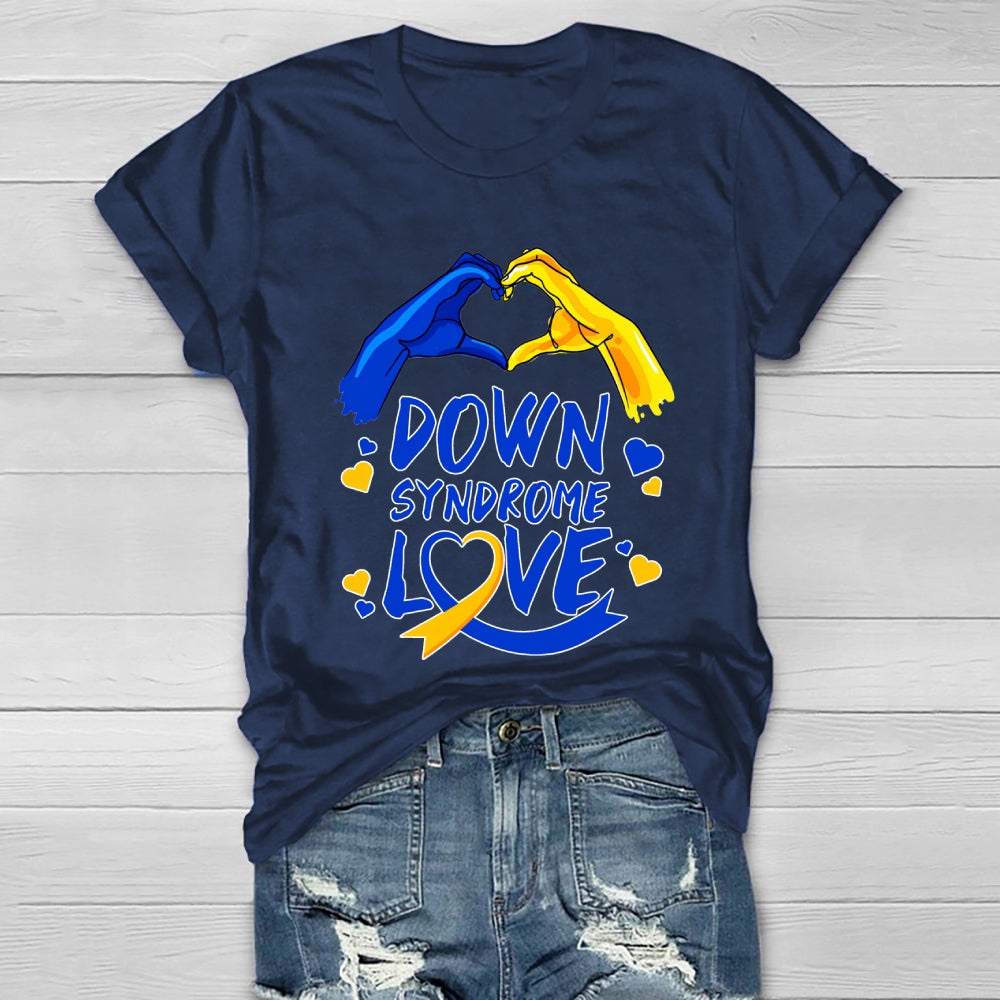 Down Syndrome Love Healthwear T-shirt