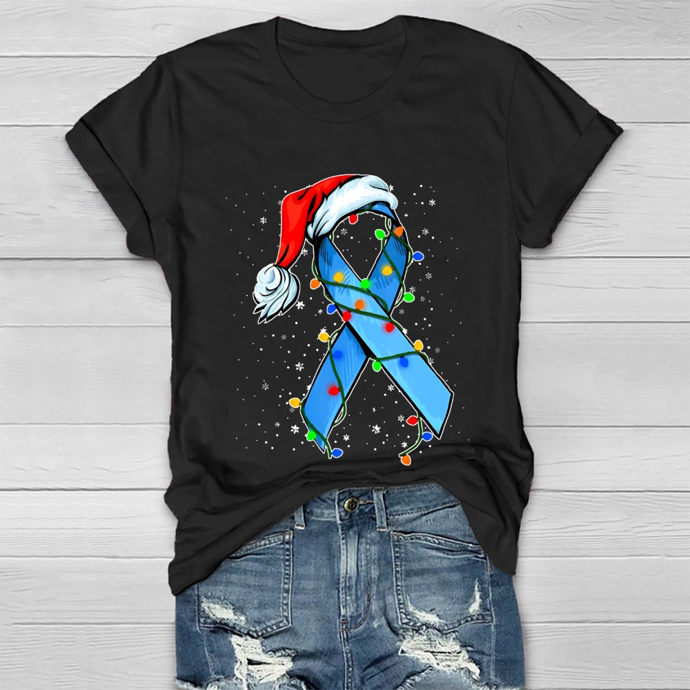 Blue Ribbon Christmas Healthwear T-shirt