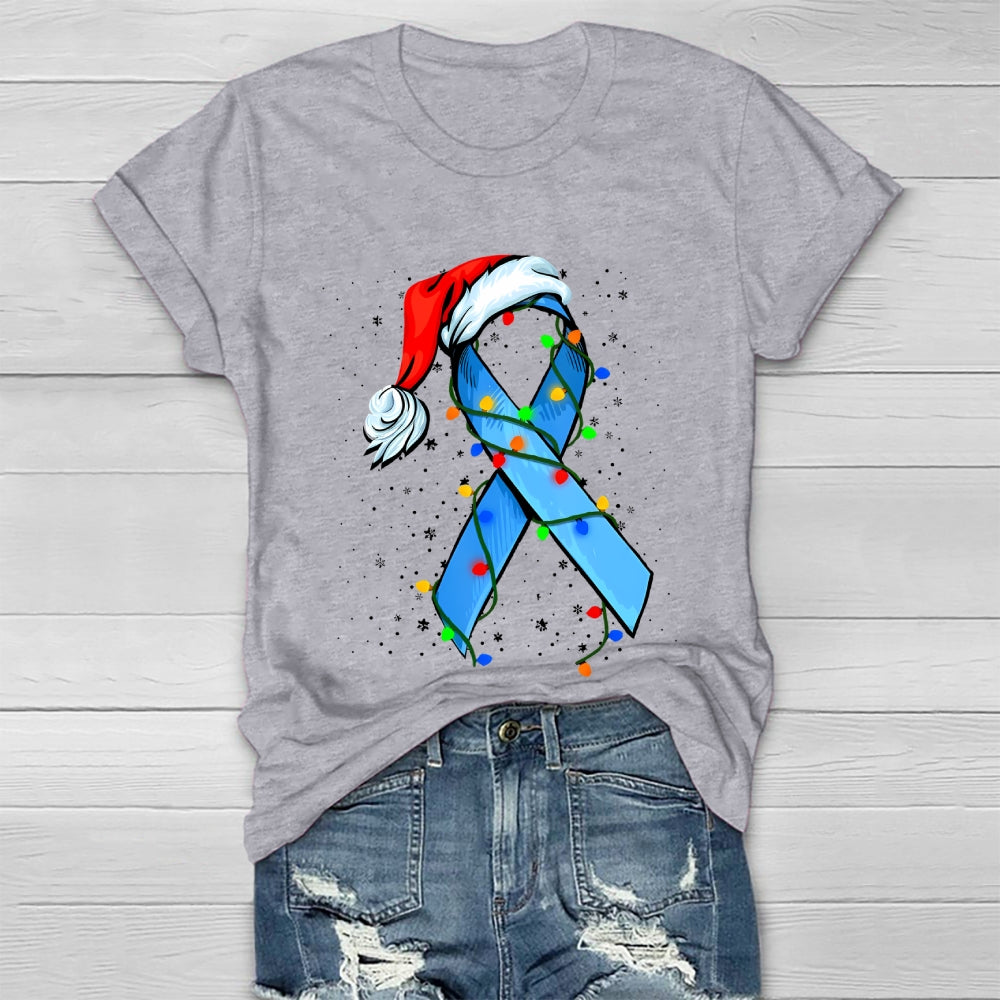 Blue Ribbon Christmas Healthwear T-shirt
