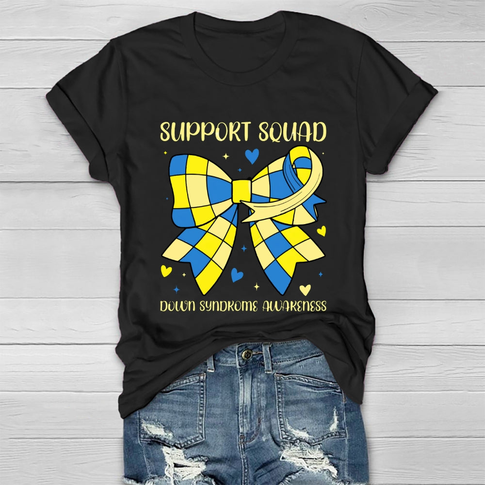 Support Squad Down Syndrome Awareness Healthwear T-shirt