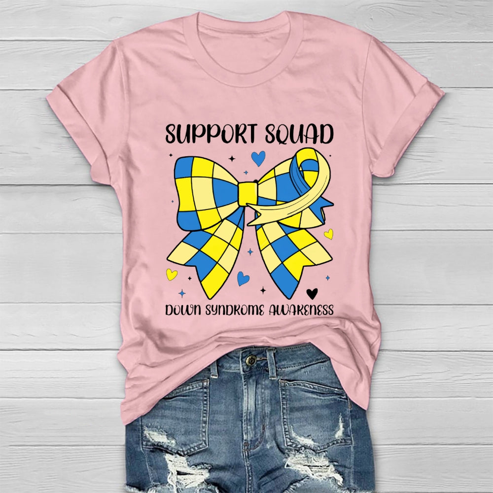 Support Squad Down Syndrome Awareness Healthwear T-shirt