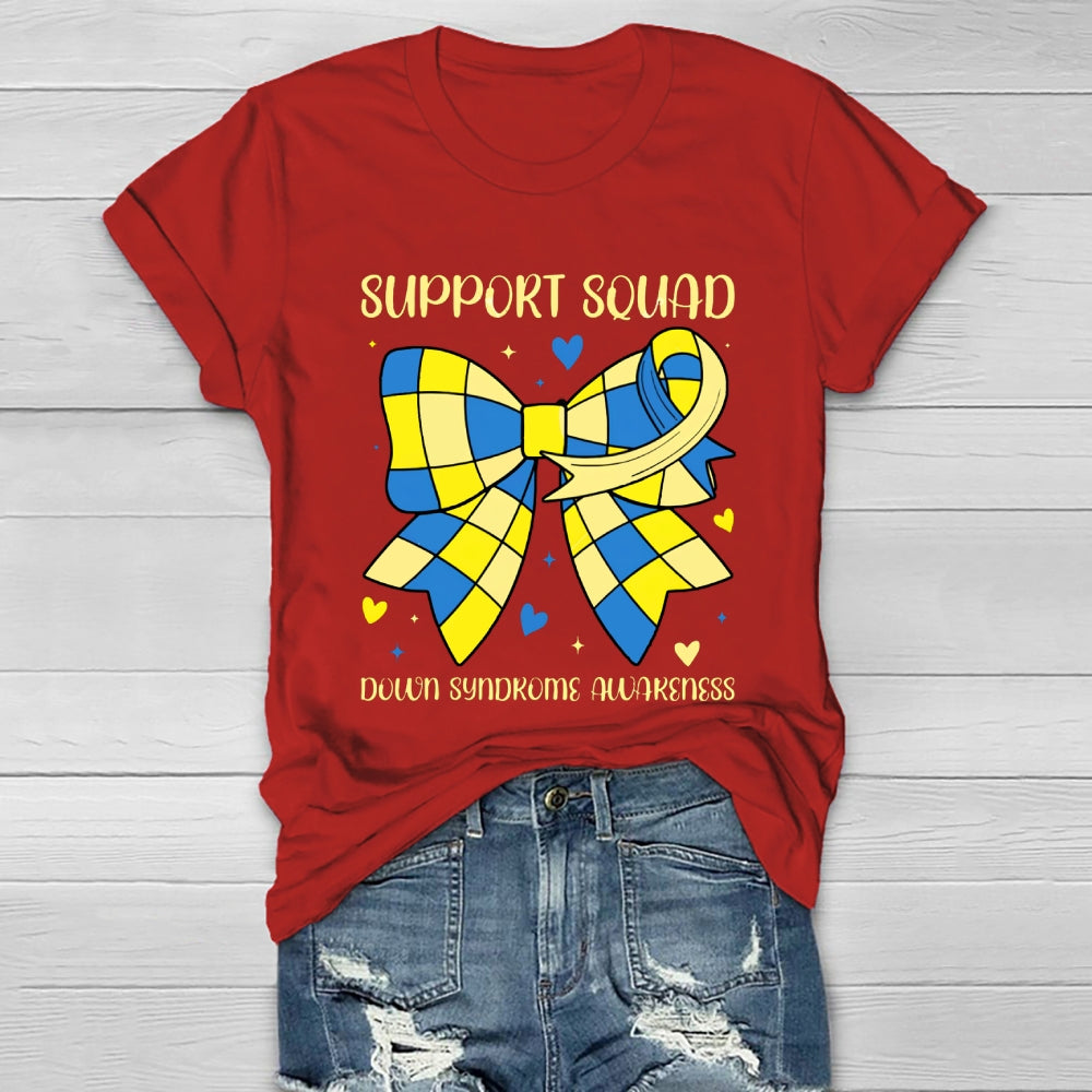 Support Squad Down Syndrome Awareness Healthwear T-shirt