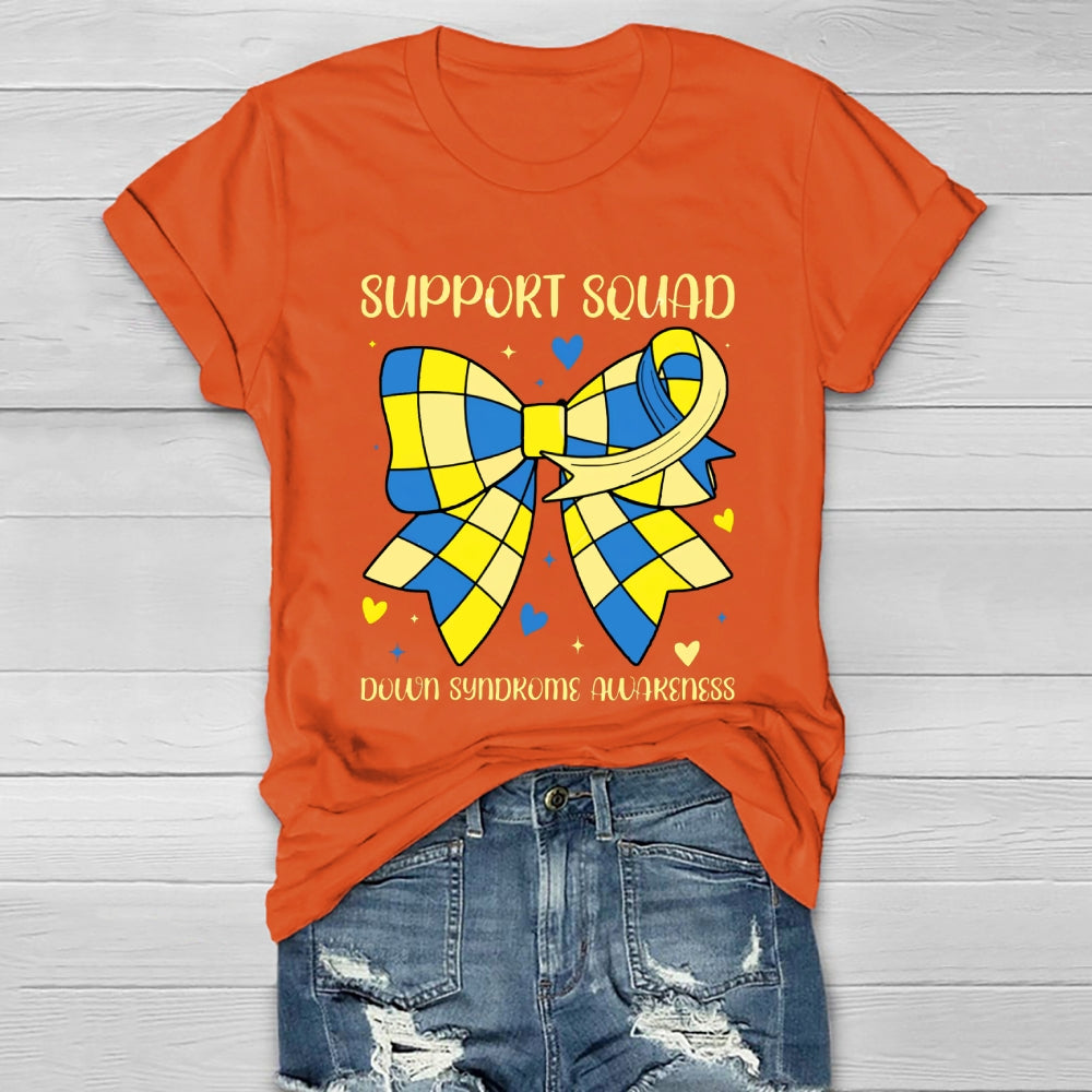 Support Squad Down Syndrome Awareness Healthwear T-shirt