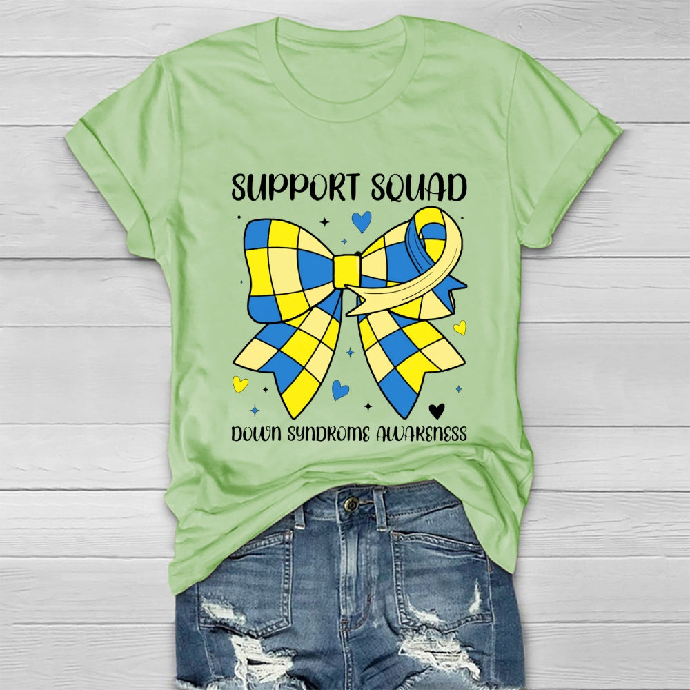 Support Squad Down Syndrome Awareness Healthwear T-shirt