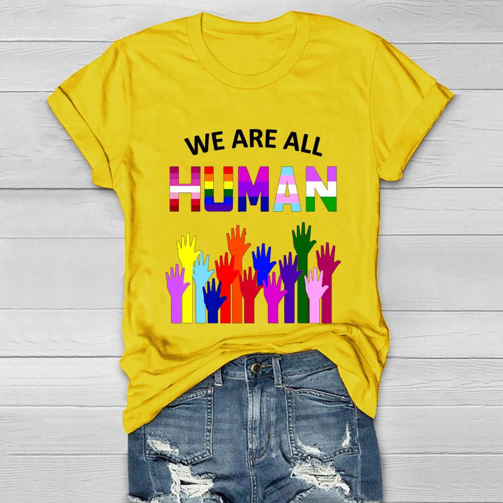 We Are All Human Healthwear T-shirt
