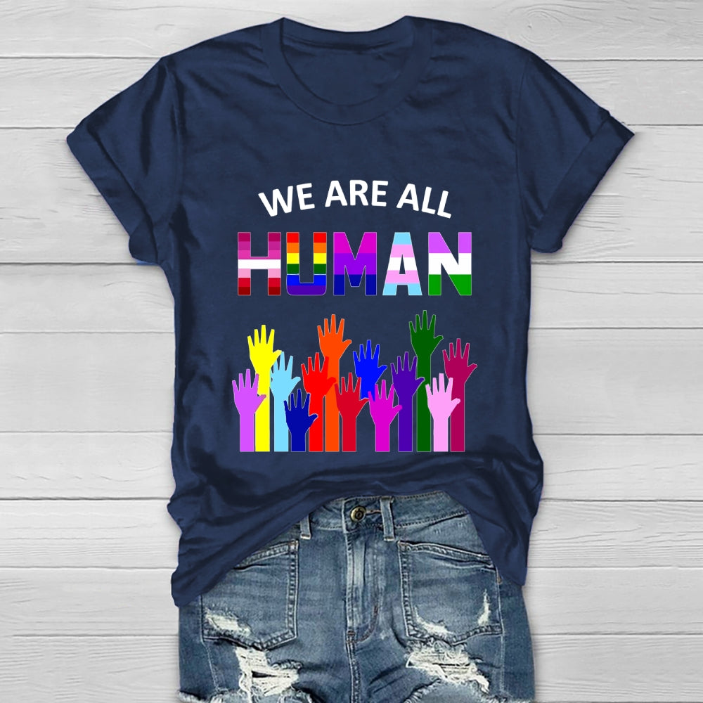 We Are All Human Healthwear T-shirt