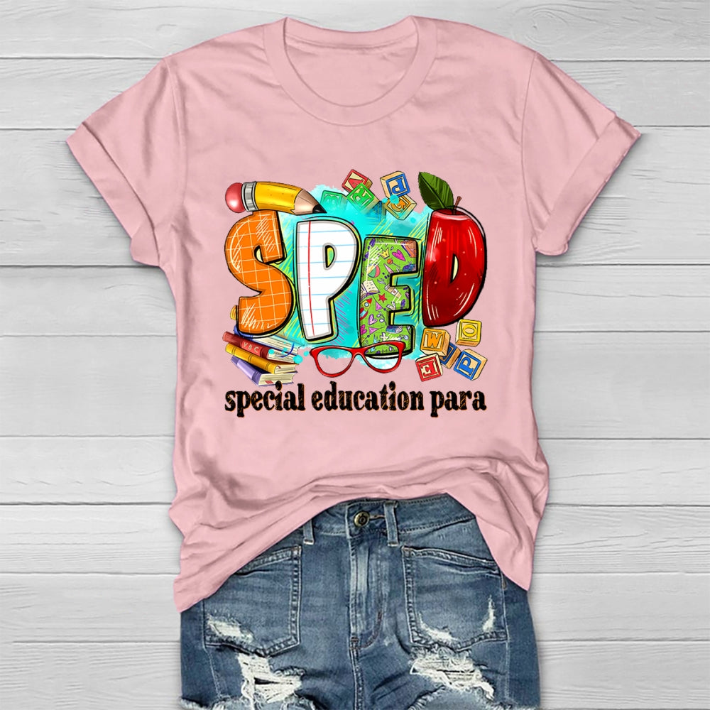 Sped Special Education Para Healthwear T-shirt