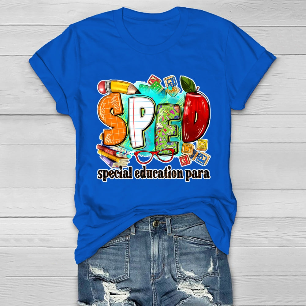 Sped Special Education Para Healthwear T-shirt