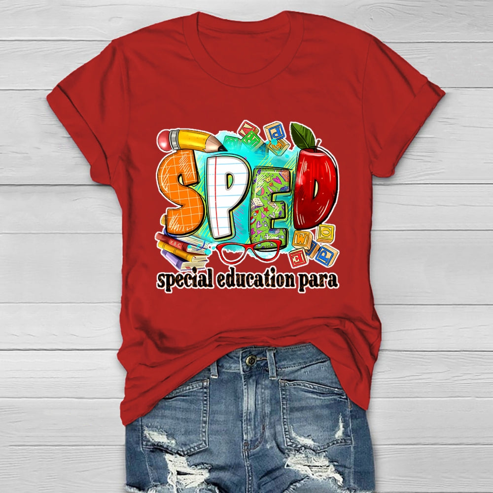 Sped Special Education Para Healthwear T-shirt