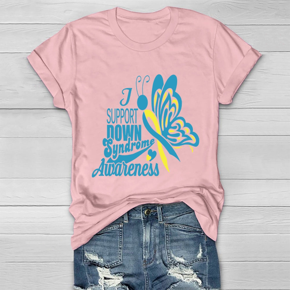 Support Down Syndrome Awareness Healthwear T-shirt